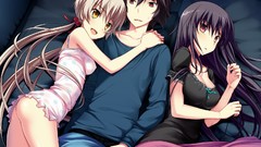 Long hair worlds and worlds end yazama fumika game cg visual 