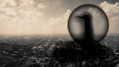 Longcat Black Cat bubbles