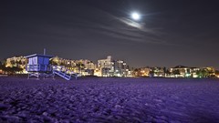Los Angeles Beaches night sky