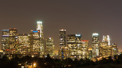Los Angeles skyline at