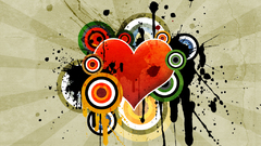 Love abstract heart