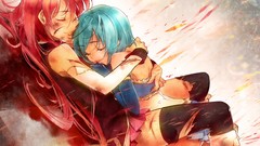 Love anime girls mahou shoujo madoka magica sakura kyouko miki 