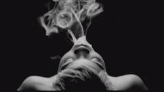 Love black and white smoke monochrome rihanna