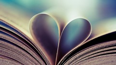 Love Books Hearts