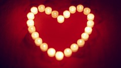 Love Candles Hearts