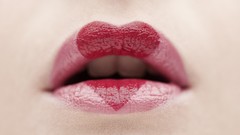 Love close-up lips Hearts