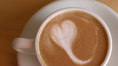Love coffee cups Hearts
