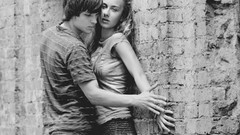 Love couple grayscale