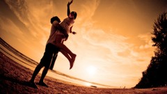 Love couple Hearts happy