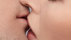 Love couple kissing love you