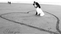 Love couple kissing love you