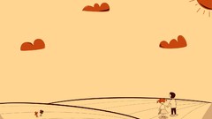 Love couple minimalistic