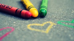 Love Crayons Hearts peace rasta artwork rastafari