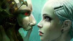 Love cyborg Beauty Beast crying