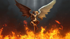 Love fire devil angel