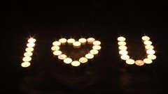 Love Hearts Candles I