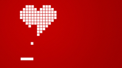 Love Hearts Simple Background