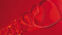 Love Hearts Simple Background