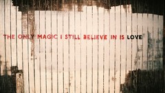 Love magic graffiti fences