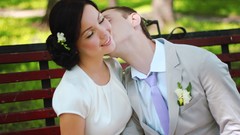 Love Men woman kissing smiling brunettes kisaragi chihaya