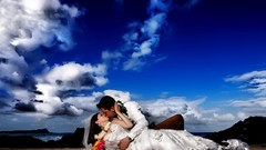 Love Men woman skies