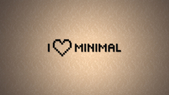 Love minimalistic