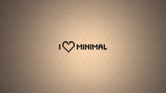 Love minimalistic artistic Hearts