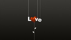 Love minimalistic dark Hearts