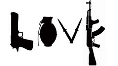 Love minimalistic Guns weapons