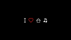 Love minimalistic Music Hearts