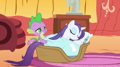 Love morning sleeping wet rarity spike ponies My Little Pony: 