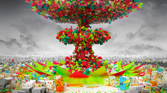 Love Music multicolor nuclear