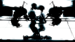 Love robot kissing Björk
