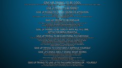 Love stop self-improvement