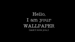 Love text Typography hello