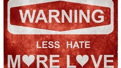 Love Typography backgrounds hate