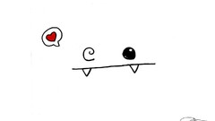 Love white emo minimalistic