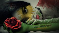 Love woman Anonymous kurdish Kurdistan Flag kurdish letter 