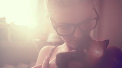 Love woman cats glasses blondes