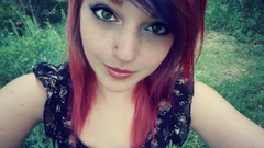 Love woman green eyes redheads