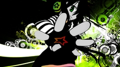 Lucky star green eyes