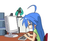 Lucky star transparent izumi