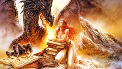 Luis royo dragon girl