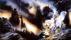 Luis royo white unicorns