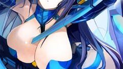 Lying down cleavage hentai huge boobs