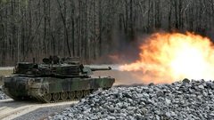 M1A1 Abrams tanks