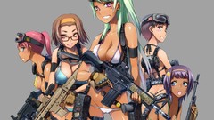 M249 hair ornaments SCAR-L