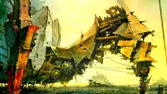 Machine concept art guild wars Daniel Dociu futuristic