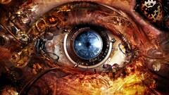 Machine eyes mechanics digital art lens cybernetics Technology
