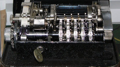 Machine gears mechanical enigma